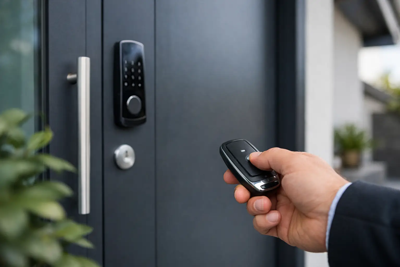 Haustür mit Keyless Go Haustür mit Keyless Go und smartem Zugang